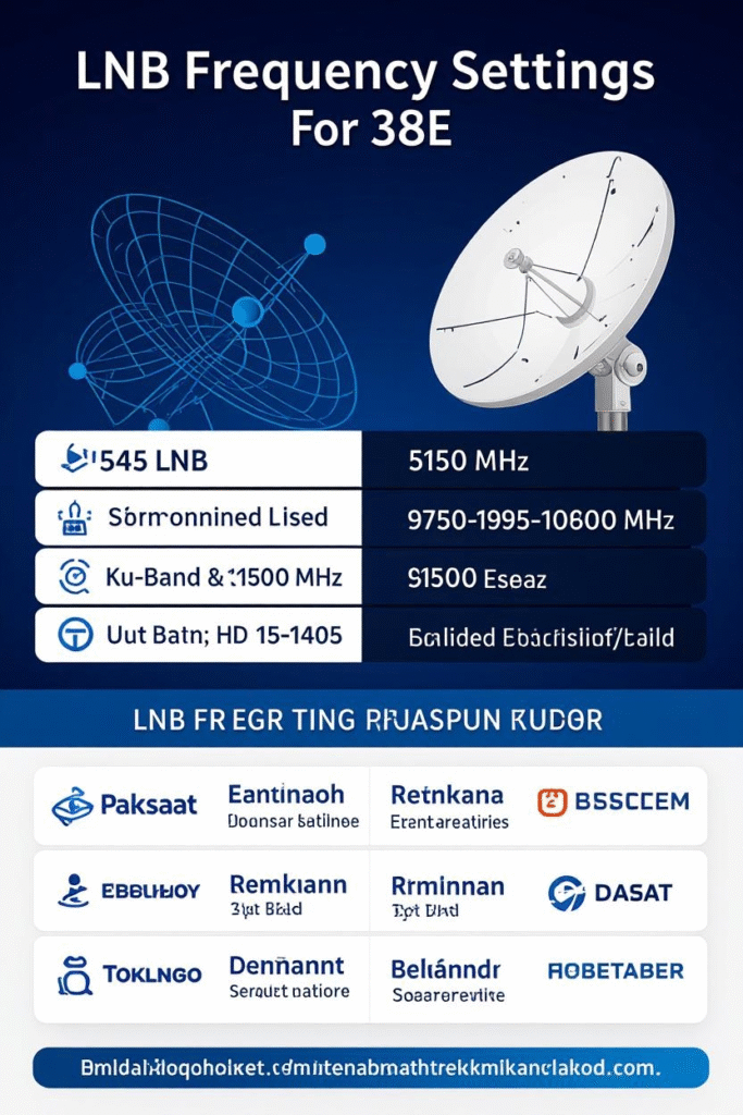 LNB Frequency Settings for Paksat 38E
