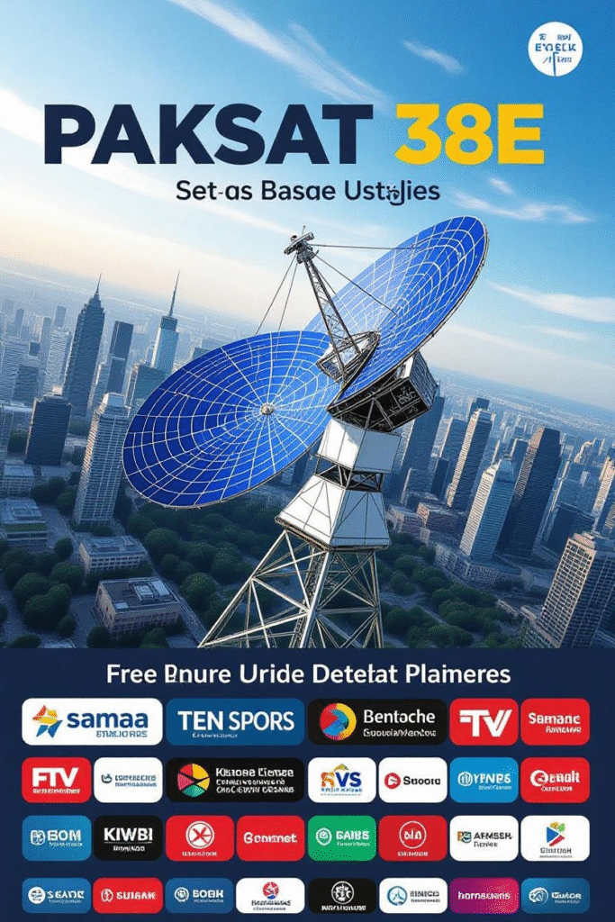 Paksat 38E Satellite Frequency Guide for Viewers in Pakistan