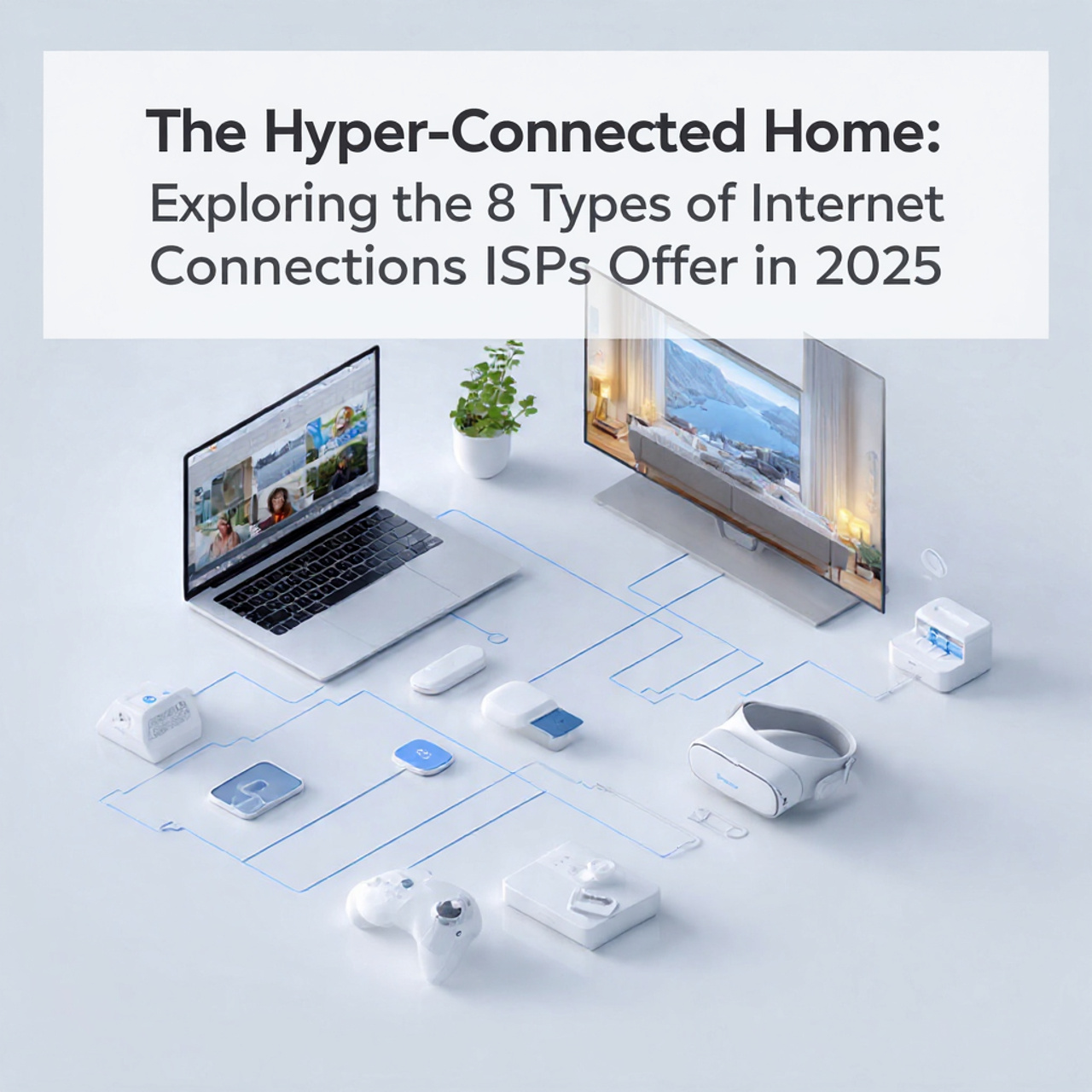 The Hyper-Connected Home: Exploring the 8 Types of Internet Connections ISPs Offer in 2025
