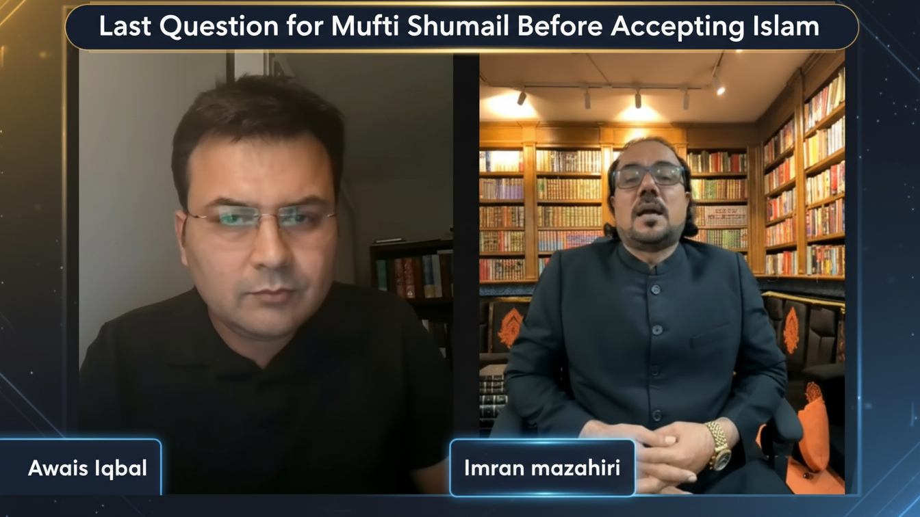 Awais Iqbal Nears Islam After 99% Belief in God