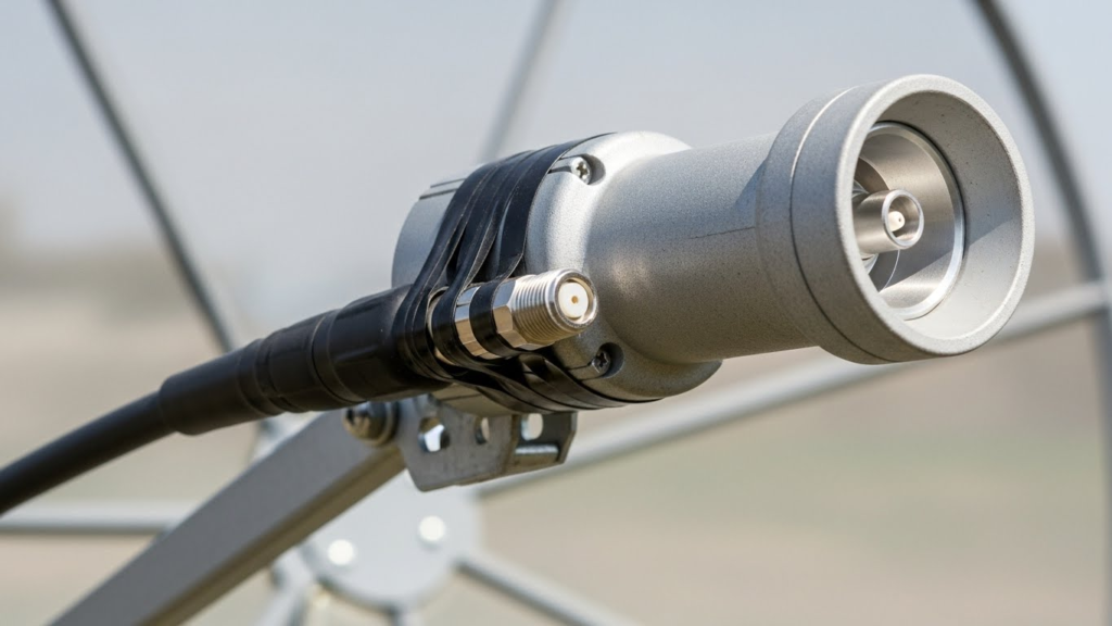 LNB Installation on Paksat Dish