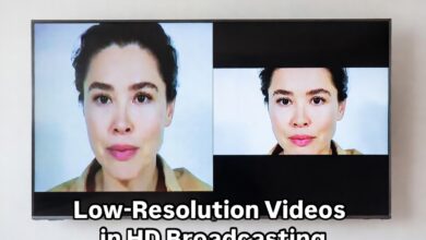 Low-Resolution Videos in HD Broadcasting Problem