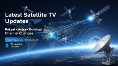 Satellite TV Updates: Paksat, Astra & Eutelsat Changes