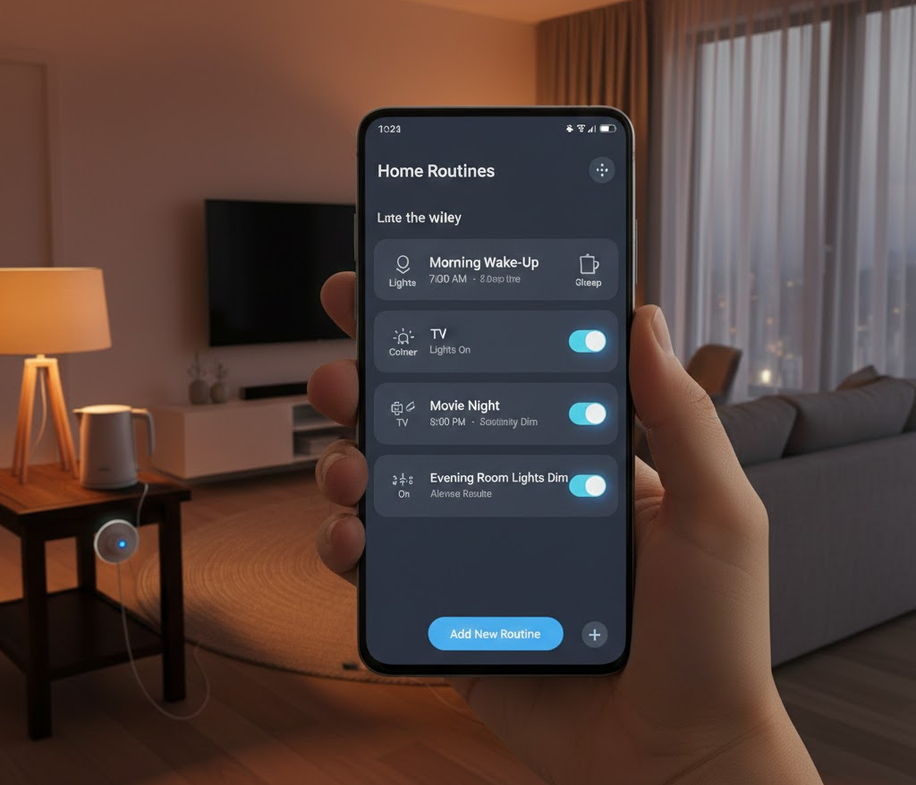 Smart Plug Automation App Interface
