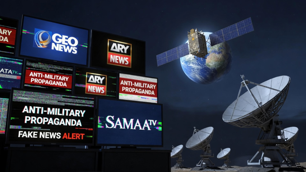 Pakistani Satellite TV channel broadcast hack