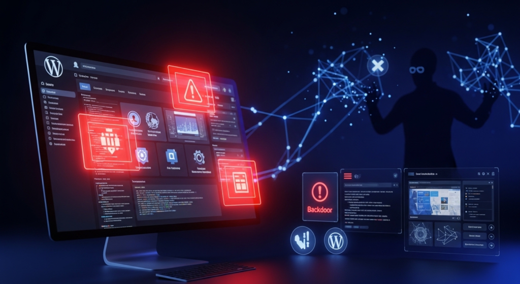 WordPress plugin backdoor attack 2026 hacked websites